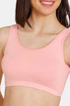 Zivame Girls Double Layered Non Wired Full Coverage Beginners Bra (Pack of 2) - Multicolor — thumbnail 4
